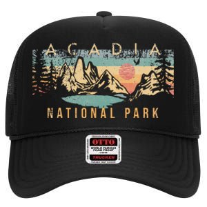 Acadia National Park High Crown Mesh Back Trucker Hat