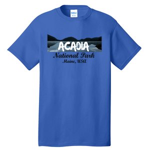 Acadia National Park Travel Maine Usa Earth Explorer Great Gift Tall T-Shirt