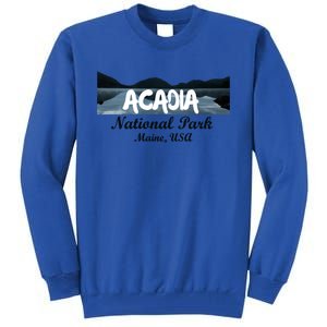 Acadia National Park Travel Maine Usa Earth Explorer Great Gift Tall Sweatshirt