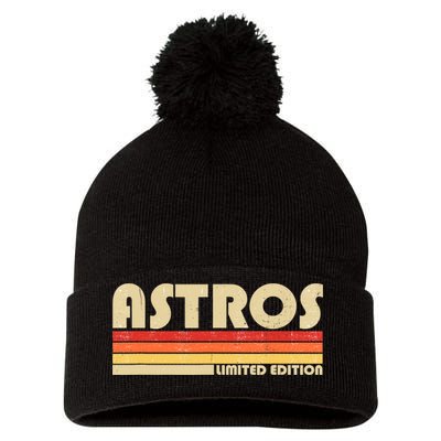 Astros Limited Edition Retro Vintage   Pom Pom 12in Knit Beanie