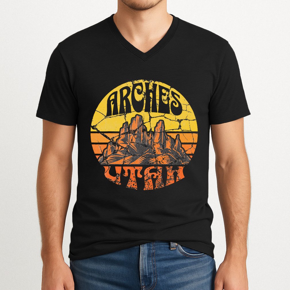 Arches National Park V-Neck T-Shirt