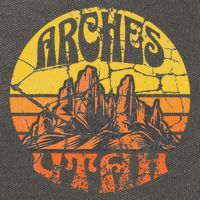 Arches National Park Cotton Canvas Backpack