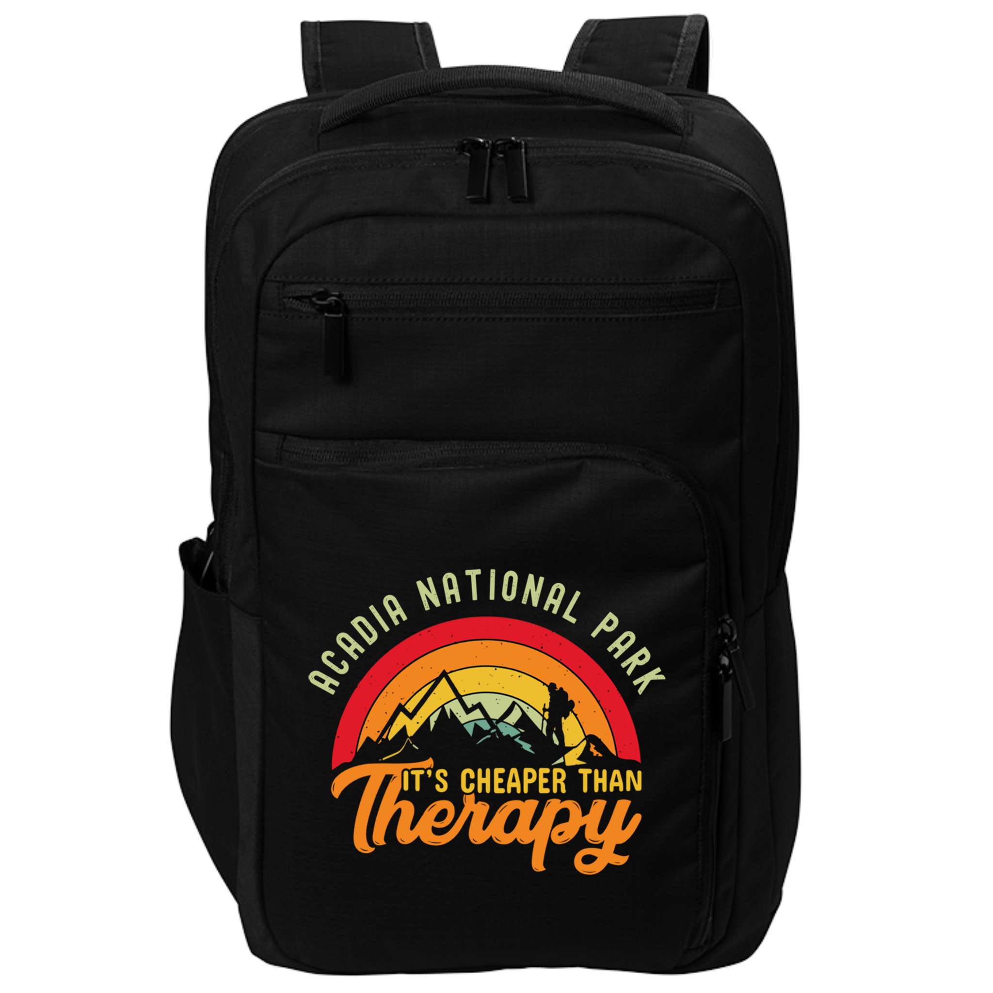 Acadia National Park Funny Quote And Gift Impact Tech Backpack