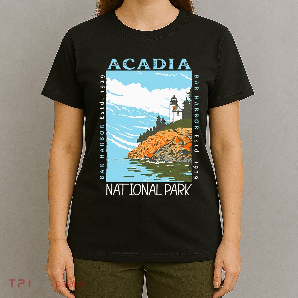 Acadia National Park Bar Harbor Maine Vintage T-Shirt