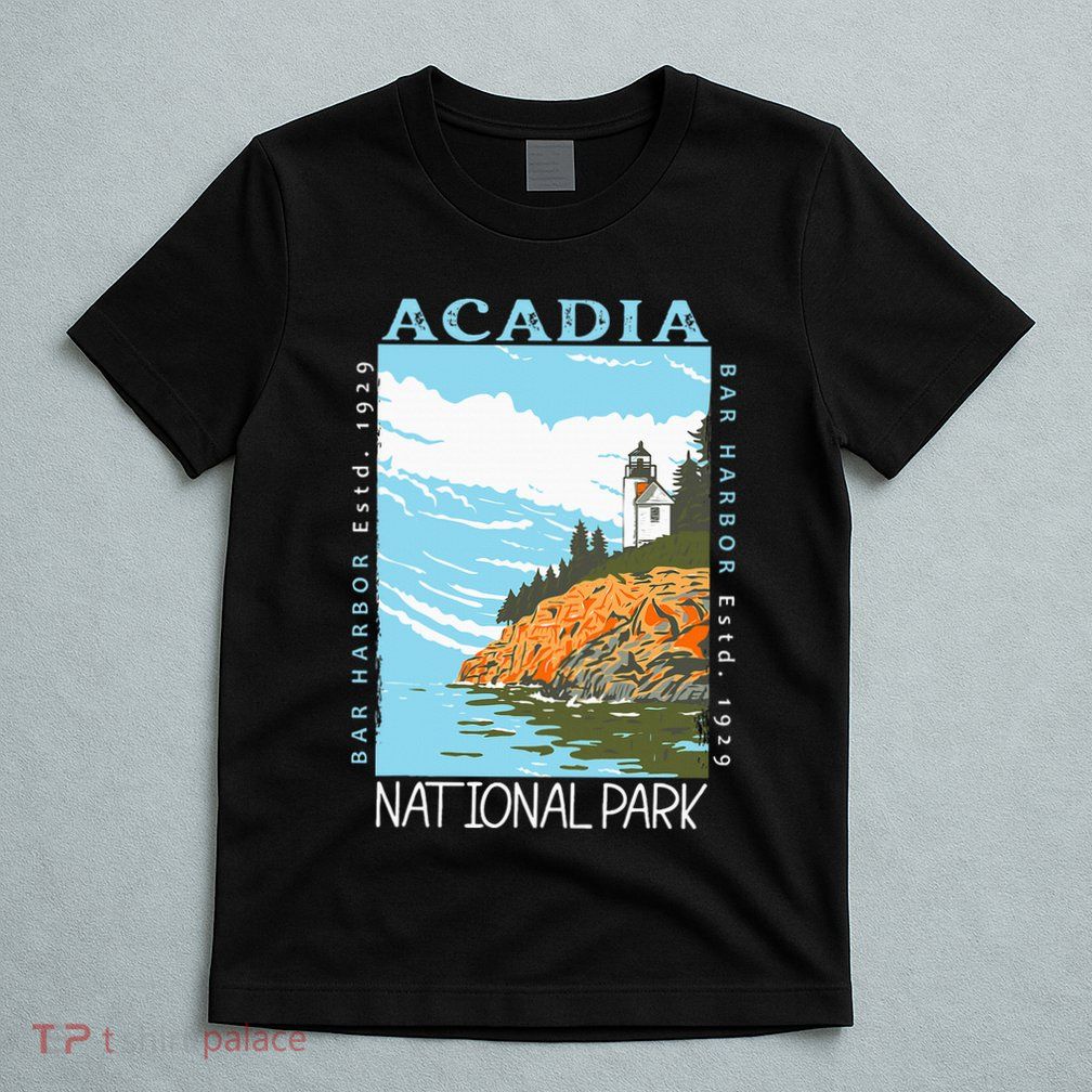 Acadia National Park Bar Harbor Maine Vintage T-Shirt
