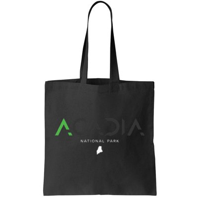 Acadia National Park Maine Tonal Retro Vintage Tote Bag