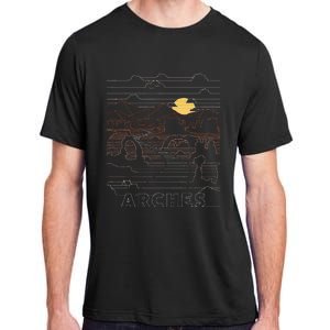 Arches National Park Delicate Arch Moab Utah Adult ChromaSoft Performance T-Shirt