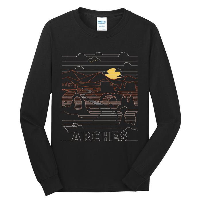 Arches National Park Delicate Arch Moab Utah Tall Long Sleeve T-Shirt