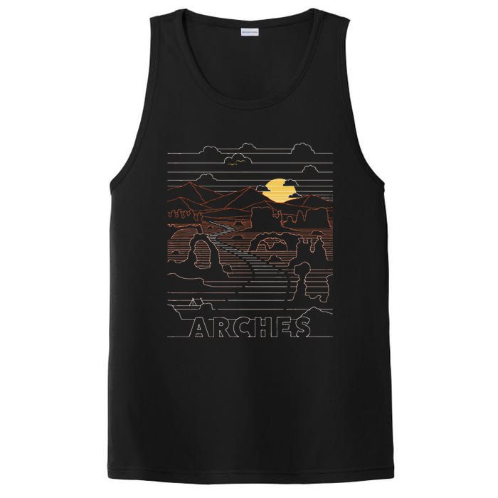 Arches National Park Delicate Arch Moab Utah PosiCharge Competitor Tank