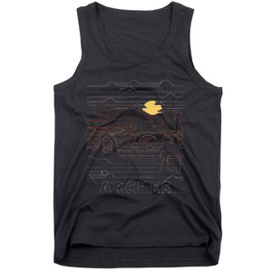 Arches National Park Delicate Arch Moab Utah Tank Top