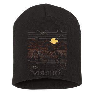 Arches National Park Delicate Arch Moab Utah Short Acrylic Beanie