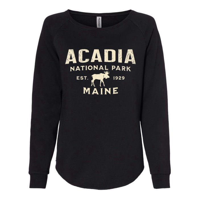 Acadia National Park Womens California Wash Sweatshirt