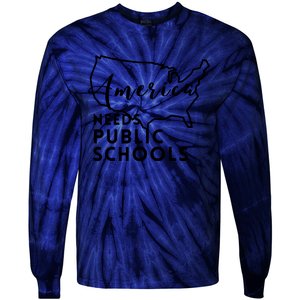 America Needs Public Schools Tie-Dye Long Sleeve Shirt