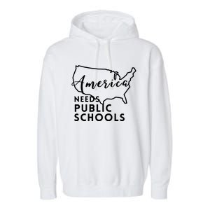 America Needs Public Schools Garment-Dyed Fleece Hoodie