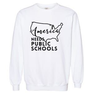 America Needs Public Schools Garment-Dyed Sweatshirt