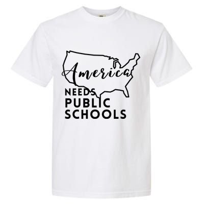 America Needs Public Schools Garment-Dyed Heavyweight T-Shirt