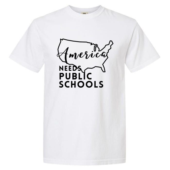 America Needs Public Schools Garment-Dyed Heavyweight T-Shirt