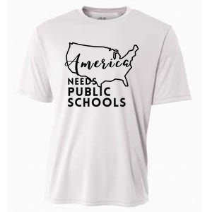 America Needs Public Schools Cooling Performance Crew T-Shirt