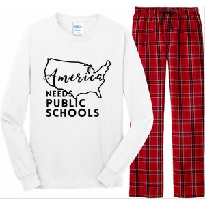 America Needs Public Schools Long Sleeve Pajama Set