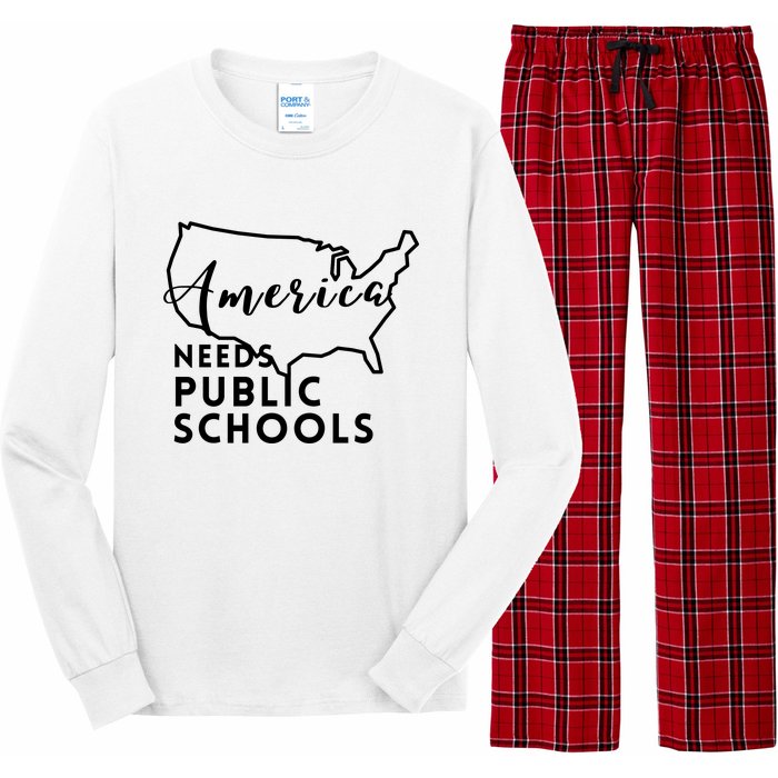 America Needs Public Schools Long Sleeve Pajama Set