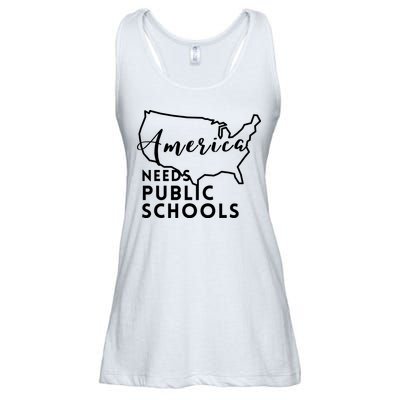 America Needs Public Schools Ladies Essential Flowy Tank