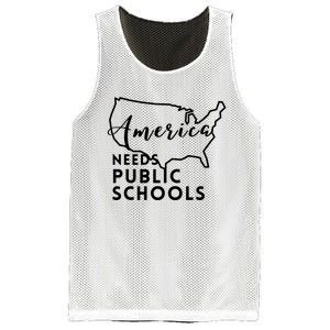 America Needs Public Schools Mesh Reversible Basketball Jersey Tank