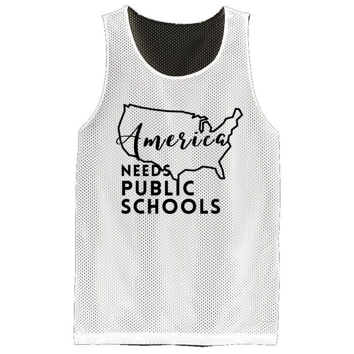 America Needs Public Schools Mesh Reversible Basketball Jersey Tank