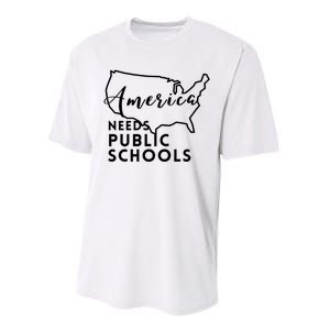 America Needs Public Schools Performance Sprint T-Shirt