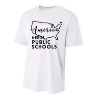 America Needs Public Schools Performance Sprint T-Shirt