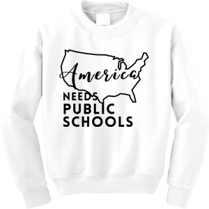 America Needs Public Schools Kids Sweatshirt