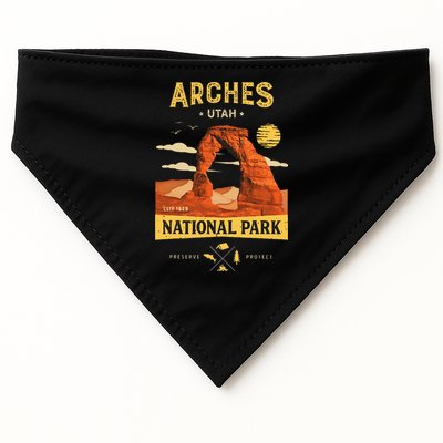 Arches National Park Delicate Arch USA-Made Doggie Bandana
