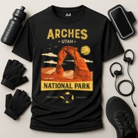 Arches National Park Delicate Arch Cooling Performance Crew T-Shirt