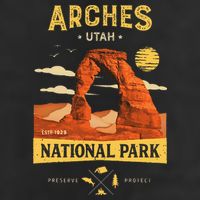 Arches National Park Delicate Arch Adult Drive Performance Visor