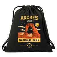 Arches National Park Delicate Arch Drawstring Bag