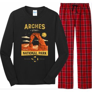 Arches National Park Delicate Arch Long Sleeve Pajama Set