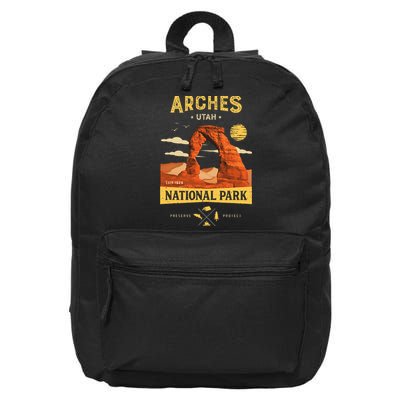 Arches National Park Delicate Arch 16 in Basic Backpack