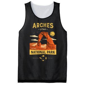 Arches National Park Delicate Arch Mesh Reversible Basketball Jersey Tank