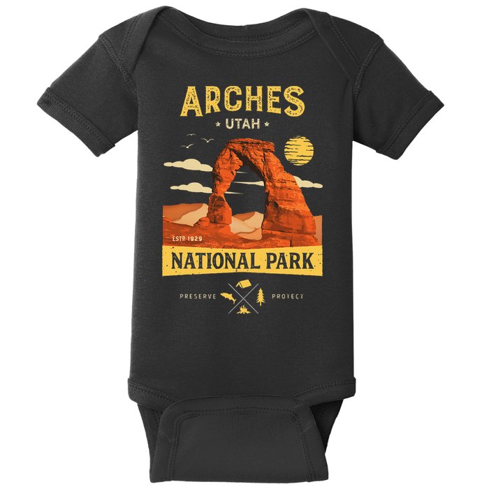 Arches National Park Delicate Arch Baby Bodysuit