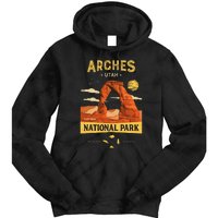 Arches National Park Delicate Arch Tie Dye Hoodie