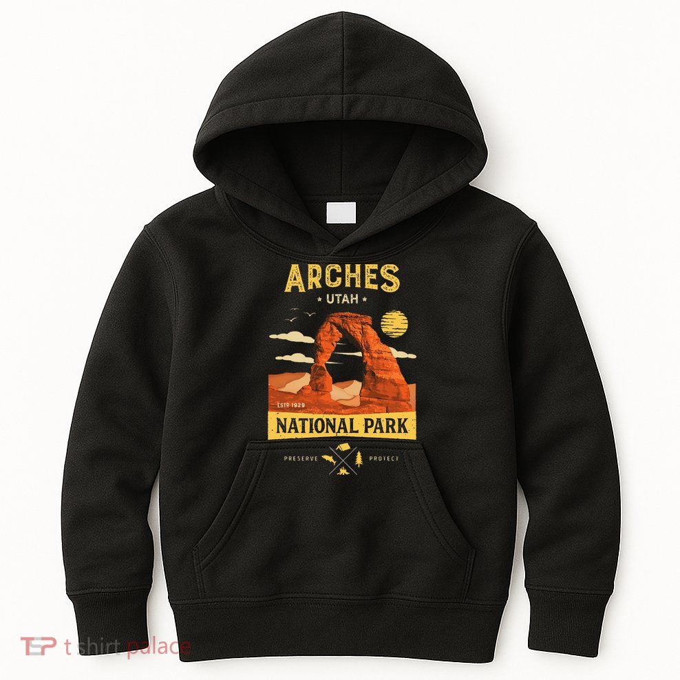 Arches National Park Delicate Arch Kids Hoodie