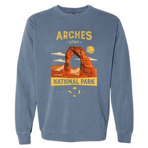 Arches National Park Delicate Arch Garment-Dyed Sweatshirt