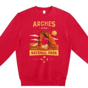 Arches National Park Delicate Arch Premium Crewneck Sweatshirt