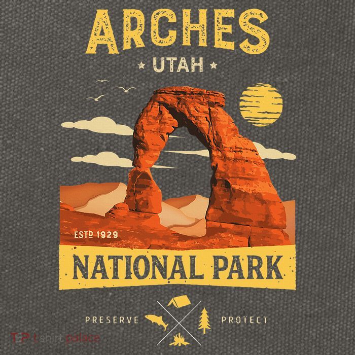 Arches National Park Delicate Arch Cotton Canvas Backpack