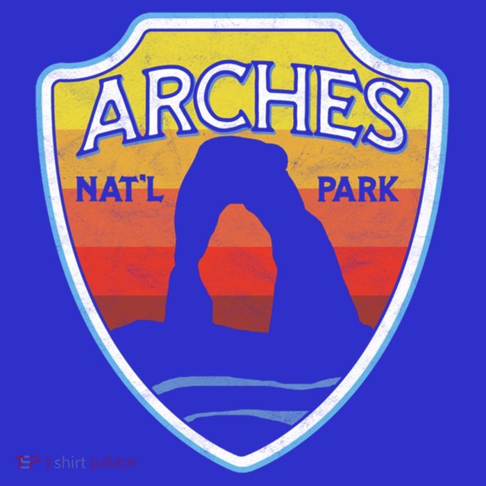 Arches National Park (Utah) Sun Vintage Design Gift T-Shirt