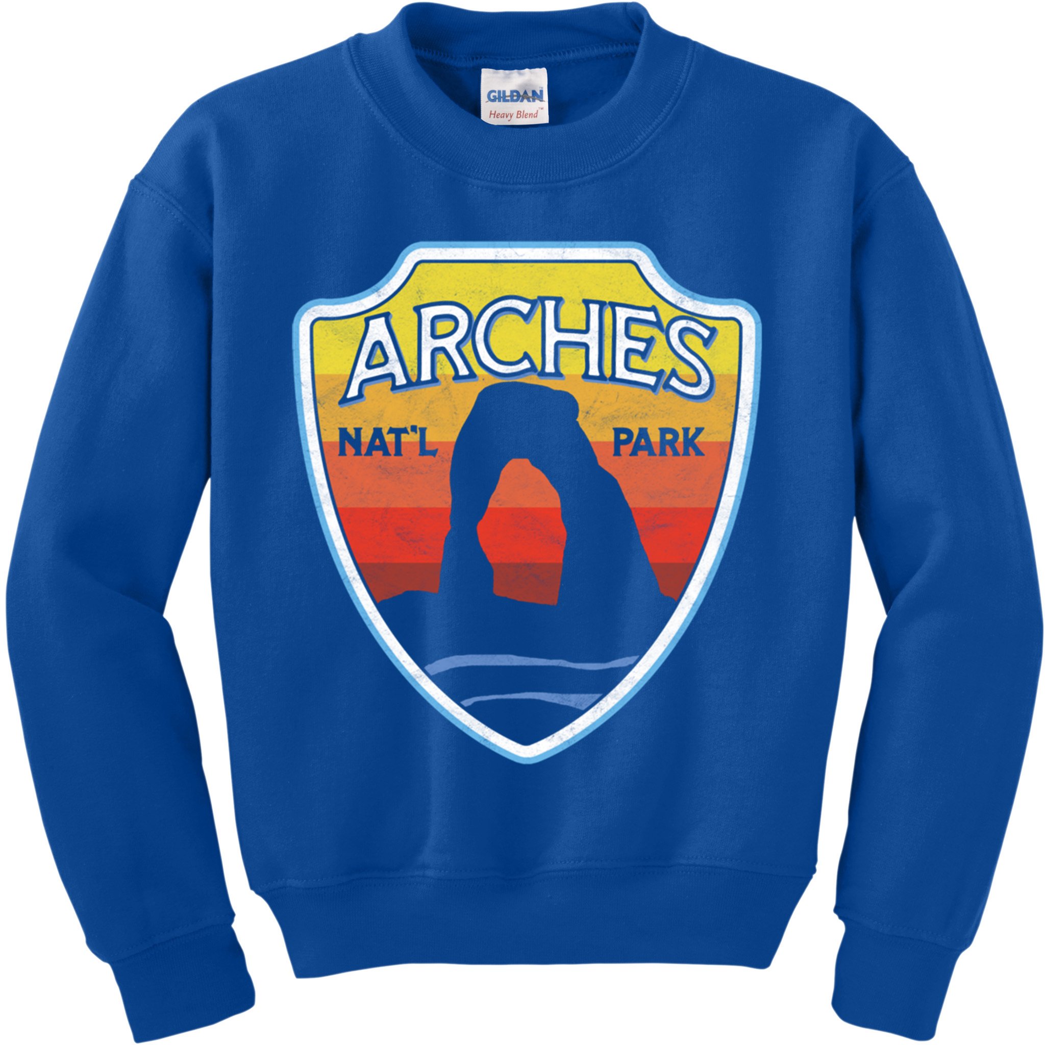 Arches National Park (Utah) Sun Vintage Design Gift Kids Sweatshirt