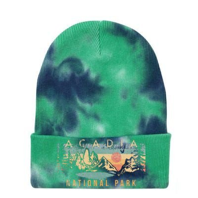 Acadia National Park Tie Dye 12in Knit Beanie