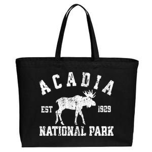 Acadia National Park Maine Nature Hike Moose Outdoors Cotton Canvas Jumbo Tote