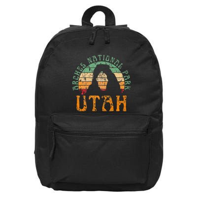 Arches National Park Utah Desert Arch 16 in Basic Backpack