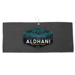 Aldhani National Park Witness The Eye! Large Microfiber Waffle Golf Towel