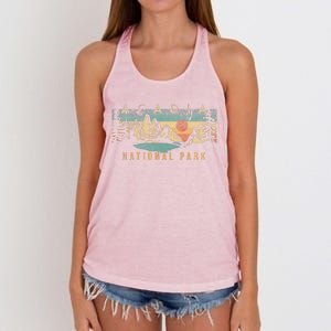 Acadia National Park Women's Knotted Racerback Tank